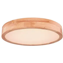 Globo LED-Deckenleuchte Rainer Kunststoff Braun 40 cm