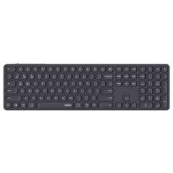 Rapoo E9810M Kabellos, Bluetooth® Tastatur Deutsch, QWERTZ Dunkelgrau R-12664