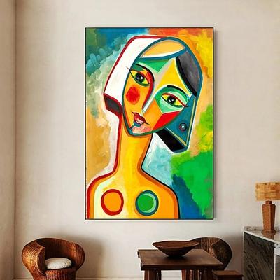 Pablo Picasso Frauen abstraktes Ölgemälde handgemalt Pablo Picasso Leinwand Kunst Malerei Wand Pablo Picasso Stil Malerei für Wohnzimmer Schlafzimmer Wohnkultur Wandkunst