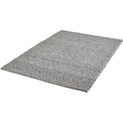 Teppich OBSESSION "My Loft 580", silber (silberfarben), B:120cm H:23mm L:170cm, Viskose, Wolle, Teppiche, Teppich, Handweb Teppich, Obermaterial: 50% Wolle, 50% Viskose, handgewebt