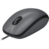 M100, Maus schwarz, kompatibel mit Windows/macOS/ChromeOS/Linux