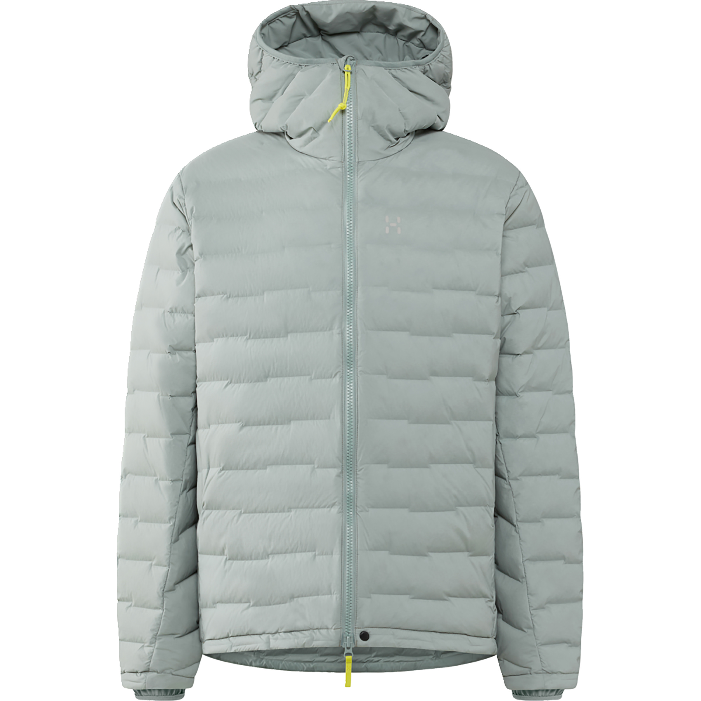 Haglöfs Spitz Down Herren Isolationsjacke grau Größe XL Trekking Wasserabweisend