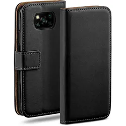 moex Book Case für Poco X3 NFC Klapphülle mit Kartenfach