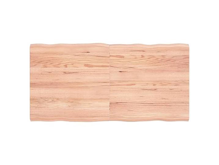 vidaXL Tischplatte 120x60x(2-4) cm Massivholz Behandelt Baumkante