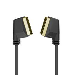 hama 00205082 Scart-Verbindungskabel, Stecker - Stecker, vergoldet, 1,5 m