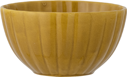 Bloomingville Latina Skål 12 Cm, Gul Stentøj