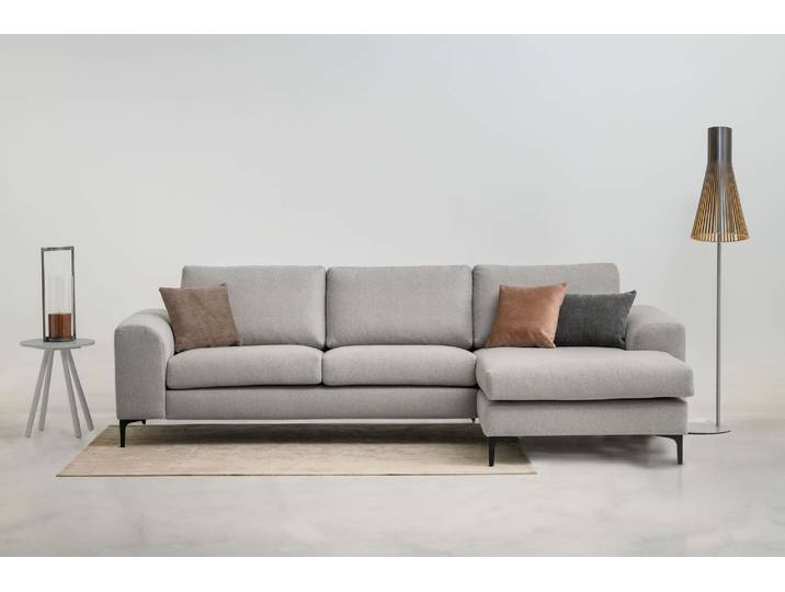 Ecksofa, Struktur, Beige, 294×160 cm, Recamiere Rechts, Modern, Inosign