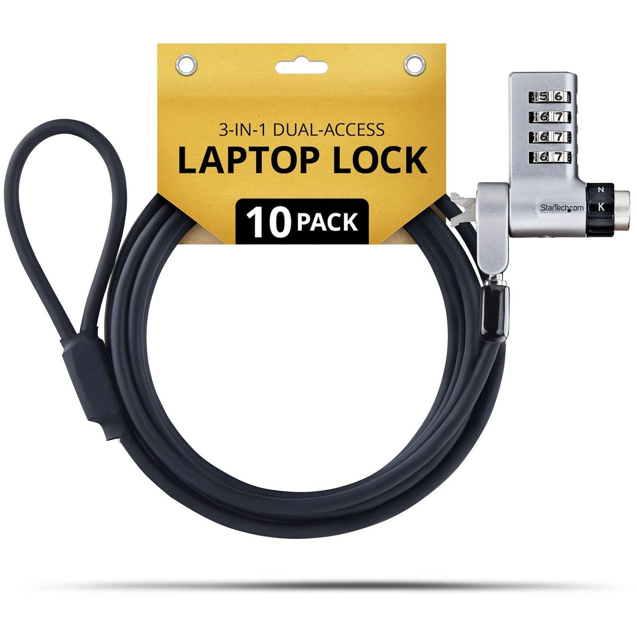 UDUOKA10-LAPTOP-LOCK 10-PACK 3-IN-1 LAPTOP LOCK