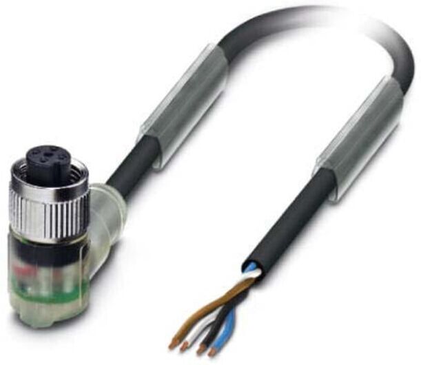 Phoenix Contact Sensor-Aktor-Kabel M12 gew., 4p., 10m SAC4P10,0PVC/M12FR3L (1401063)
