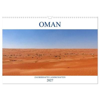 Oman - Zauberhafte Landschaften (Wandkalender 2027 DIN A3 quer), CALVENDO Monatskalender
