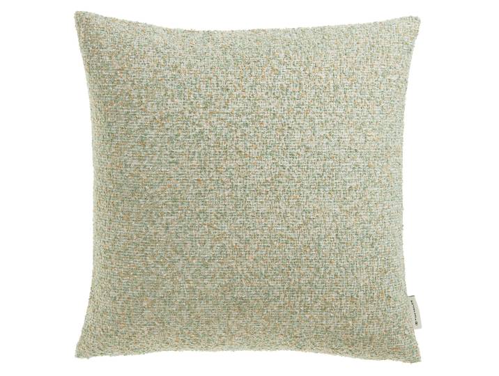 Dekokissen TOM TAILOR HOME Bouclé , grün (grün, unifarben), B:45cm L:45cm, Polyester, Dekokissen_Sitzkissen_Kissenhüllen, Dekokissen, mit grober Stoffoptik