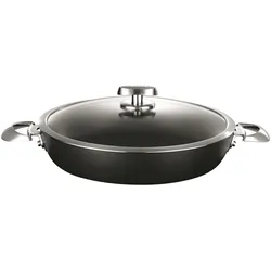 Scanpan 68113200 Chef Pfanne - Pro IQ, 32 cm, Pfanne + Kochtopf, Schwarz, Silber