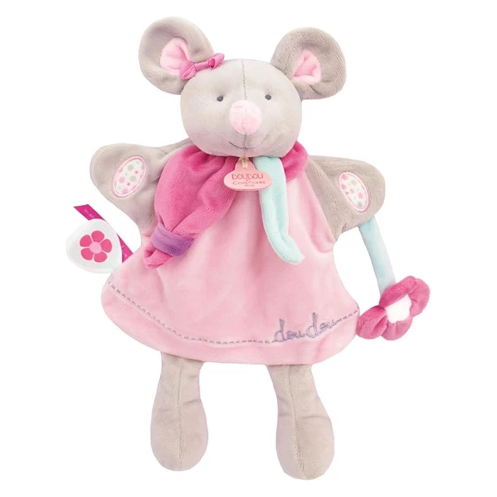 Doudou et Compagnie Handpuppe Maus Pearly 28cm (MQ4) ** (DC3085)