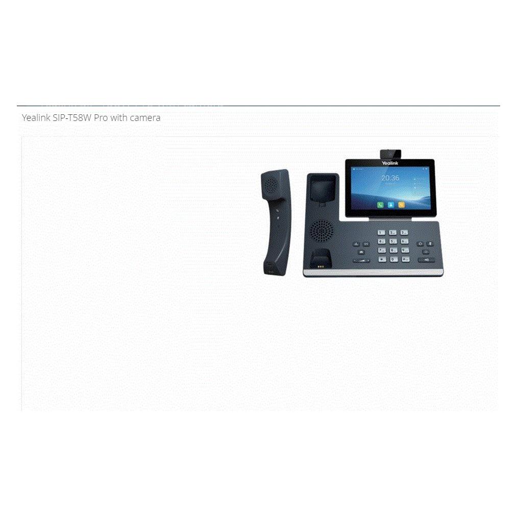 Yealink SIP-T58W Pro with camera VoIP (T58W PRO WITH CAMERA)
