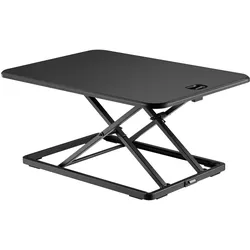 DIGITUS Schreibtisch-Konverter, 6 Höhen MDF-Platte, Höhe: 45-405mm, Oberfläche: 67x47 cm