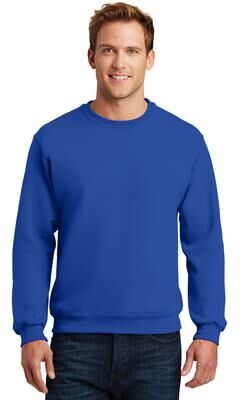 Jerzees 4662 Super Sweats NuBlend Crewneck Sweatshirt in Royal Blue size 3XL 4662M, 4662MR