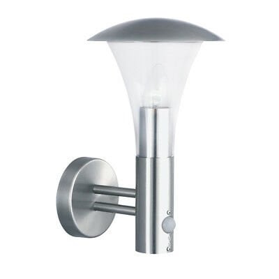 Searchlight Strand RVS buitenlamp met bewegingssensor in zilver