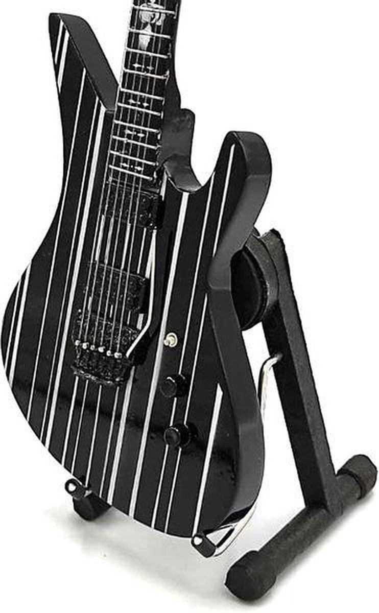 Miniatuur replica Schecter Custom-S gitaar van Synyster Gates - Avenged Sevenfold