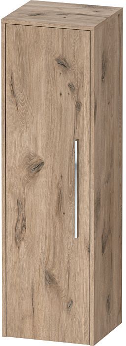 Duravit D-Code Halbhochschrank DC1338L10550000 Griff Chrom, Eiche Marmor, 400x1320x36 mm