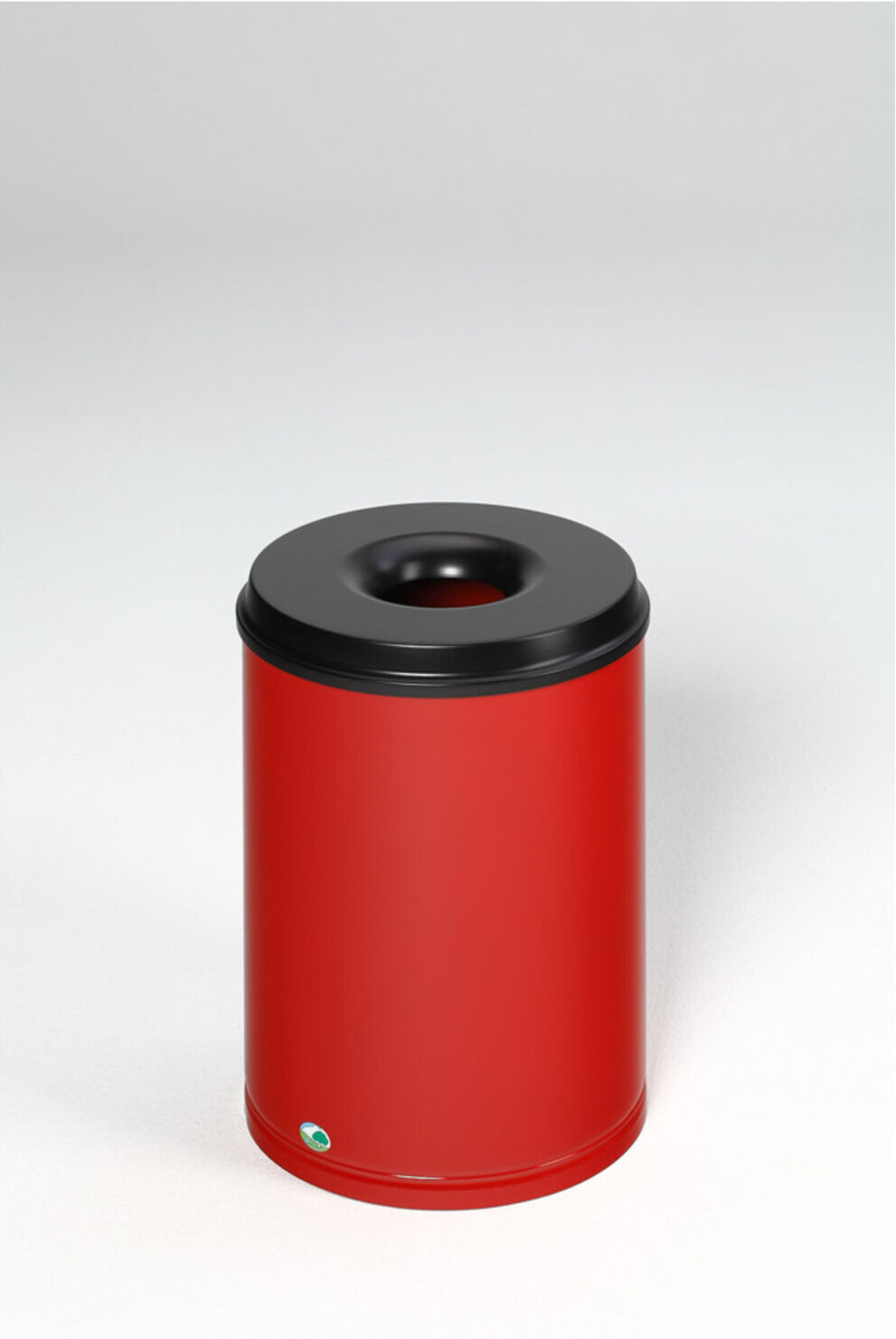 VAR Papierkorb feuersicher Löschkopf rot 50 l (3160)