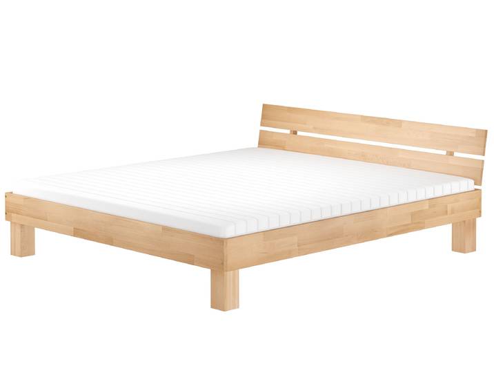 Doppelbett Überlang Massiv Buche Massiv 200 x 220 cm Großfamilienbett
