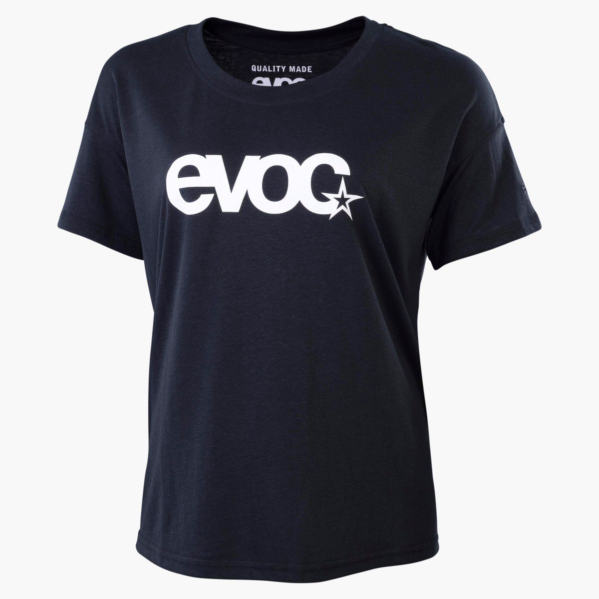 EVOC T-shirt Logo Women black - white (105) S 701936105-S