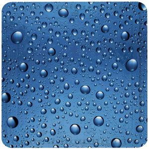 Kleine-Wolke Duschmatte Bubble, 55 x 55 cm, Kunststoff, rutschfest, mit Saugnäpfen, marineblau