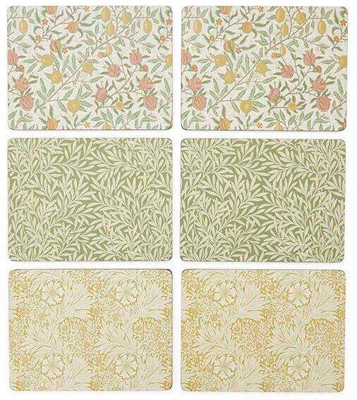 Morris & Co Simply Mixed Set of 6 Placemats
