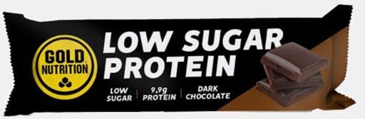 GOLD NUTRITION TOTAL PROTEIN BAR LOW SUGAR DARK CHOCOLATE 30g