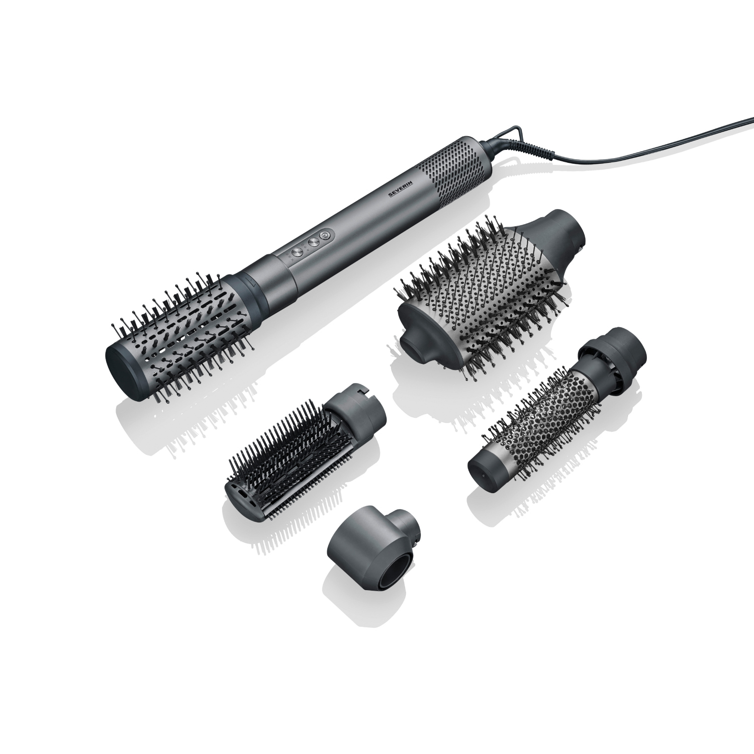 Severin WL 0683 Warmluft Multistyler Lockenbürste 068300
