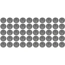 Casativo CR2032 Lithium-Knopfzellen, 50er-Set, 3V (50 Stk., CR2032), Batterien + Akkus
