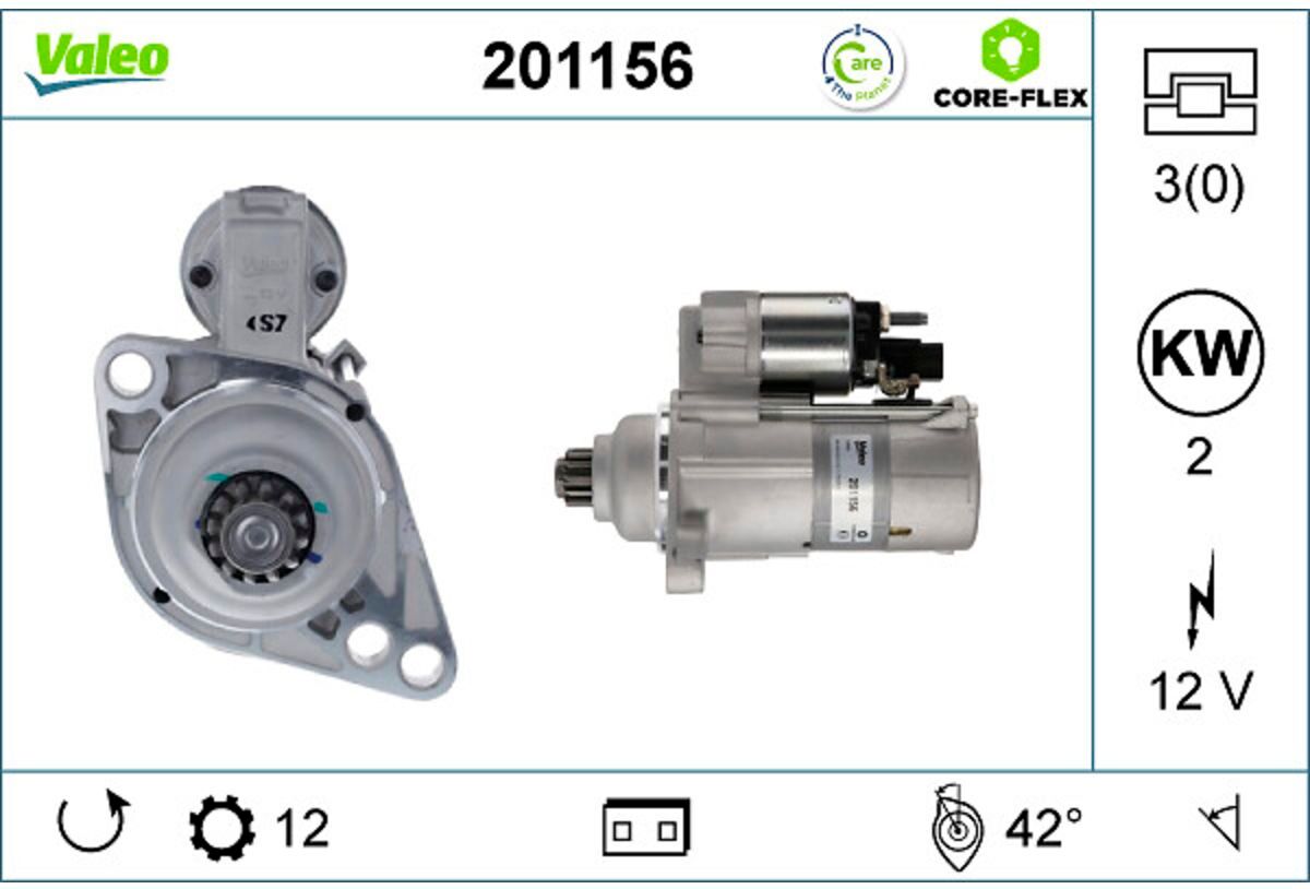 Starter VALEO 201156