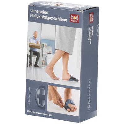 Bort Generation Hallux-Valgus Schiene re.Gr.1 blau 1 St Bandage(s)