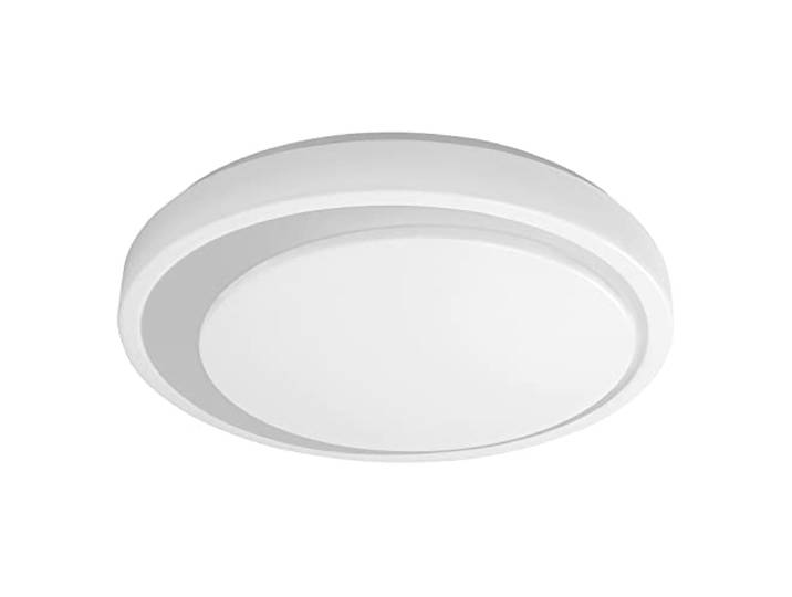 LEDVANCE Applique et plafonnier LED intelligents pour une utilisation en intérieur avec technologie WiFi\, couleur de la lumière variable(3000K-6500K)\, gris\, 48cm\, SMART+ WIFI ORBIS