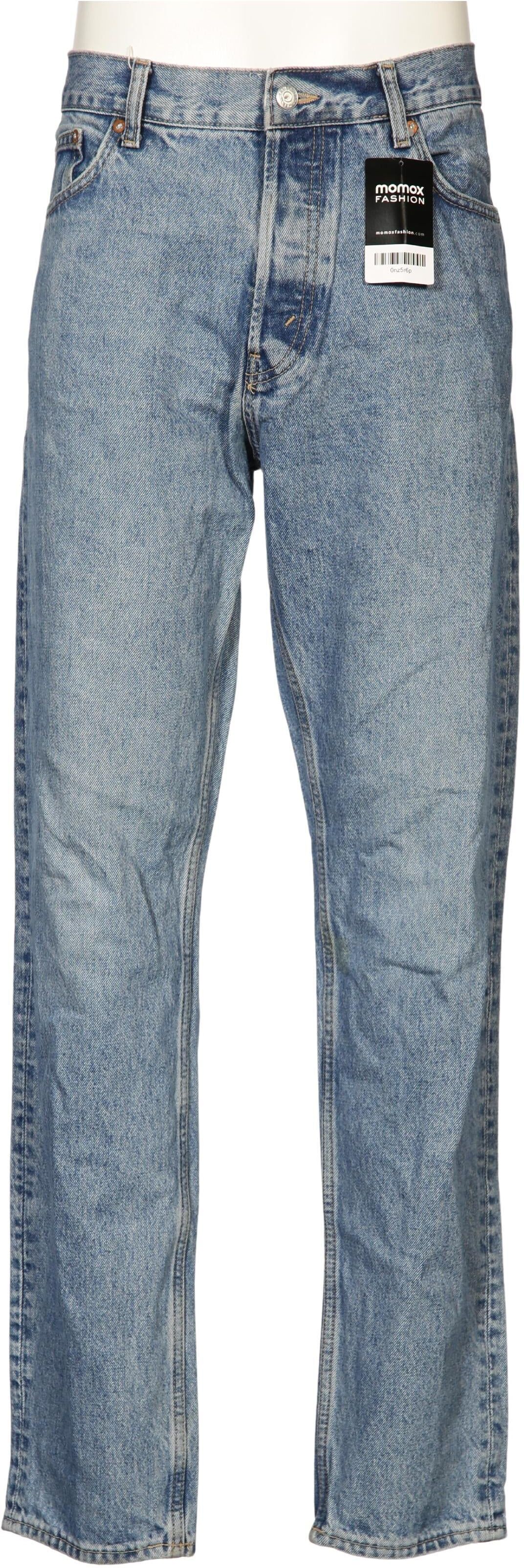 Weekday Herren Jeans, Hellblau, Gr. W32, Baumwolle - Second Hand