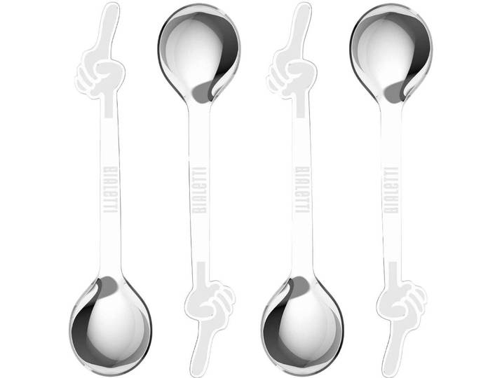 Löffel-Set Bialetti Silber Stahl