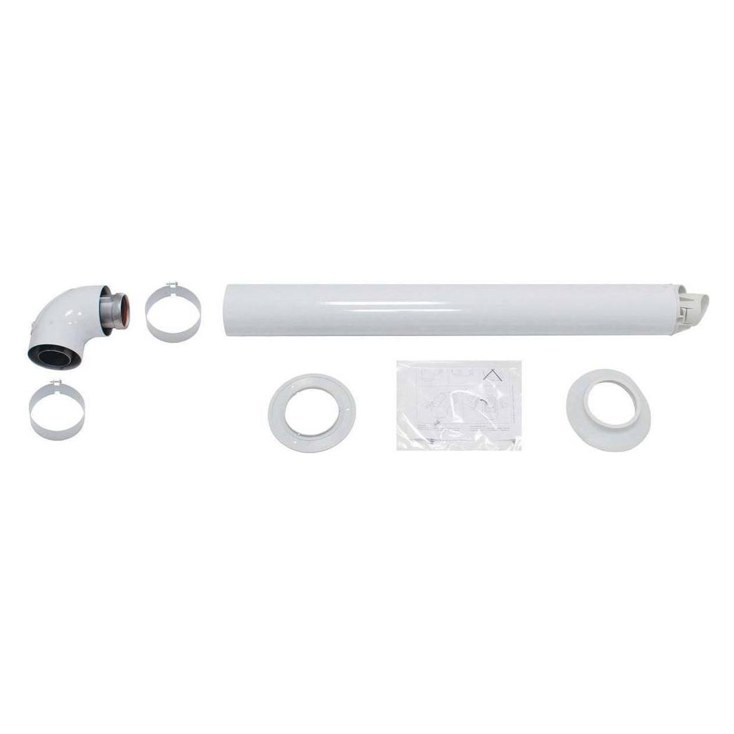 Vaillant Dach-/Wanddurchführung Aluminium, waagerecht d= 60/100mm (0.80 m) (303835)