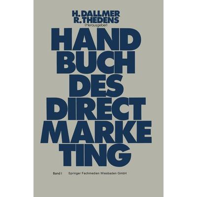Handbuch des Direct-Marketing, Taschenbuch von , Betriebswirtschaftlicher Verlag Gabler, 978-3-409-36695-3