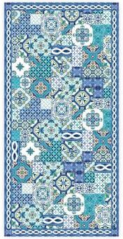 Laural Home Callisto Tiles Tablecloth