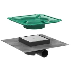 Hansgrohe RainDrain Spot Einlauf 22,6 cm Edelstahl Edelstahl 56112800