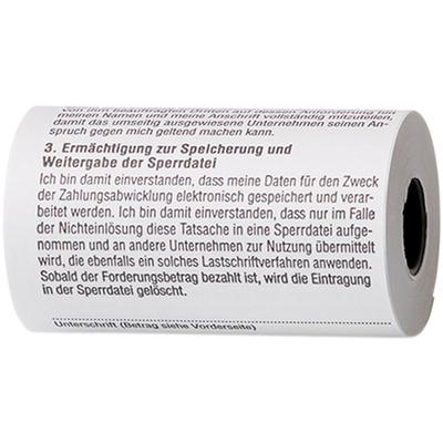 Thermorolle 57 x 36 x 12mm /12m weiß mit SEPA-Lastschrift VE=50 Stück