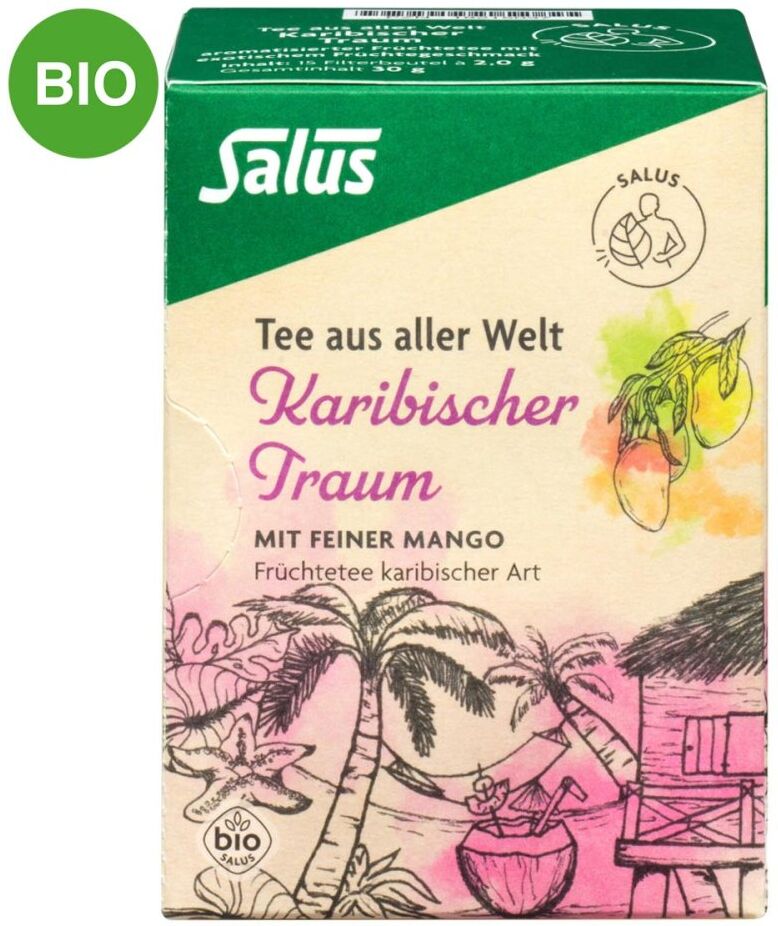 Karibischer Traum Bio Salus Filterbeutel 15stk