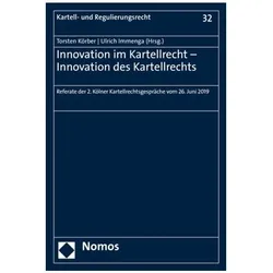 Innovation im Kartellrecht - Innovation des Kartellrechts, Fachbücher von Torsten Körber, Ulrich Immenga