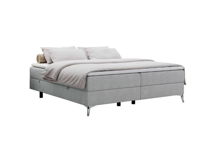 BOXBETT LESS 120/200 Hellgrau Struktur - H3