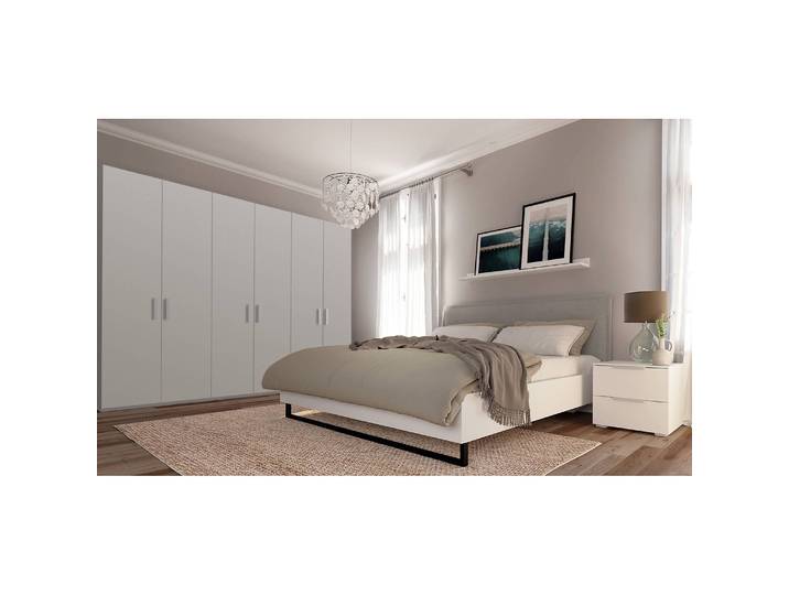 Armoire pure 270 x 236cm Gris/Gris soie