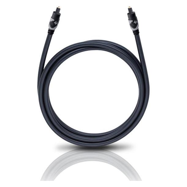 Oehlbach Digital Audio Anschlusskabel Toslink (1x Stecker (ODT) 1x (ODT)) 1.50 m (1.50 m, Toslink Kabel) (0133)