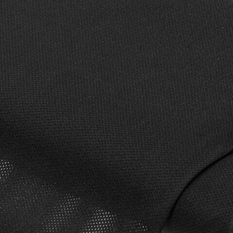 Netz-Jersey/Lochfutter, schwarz