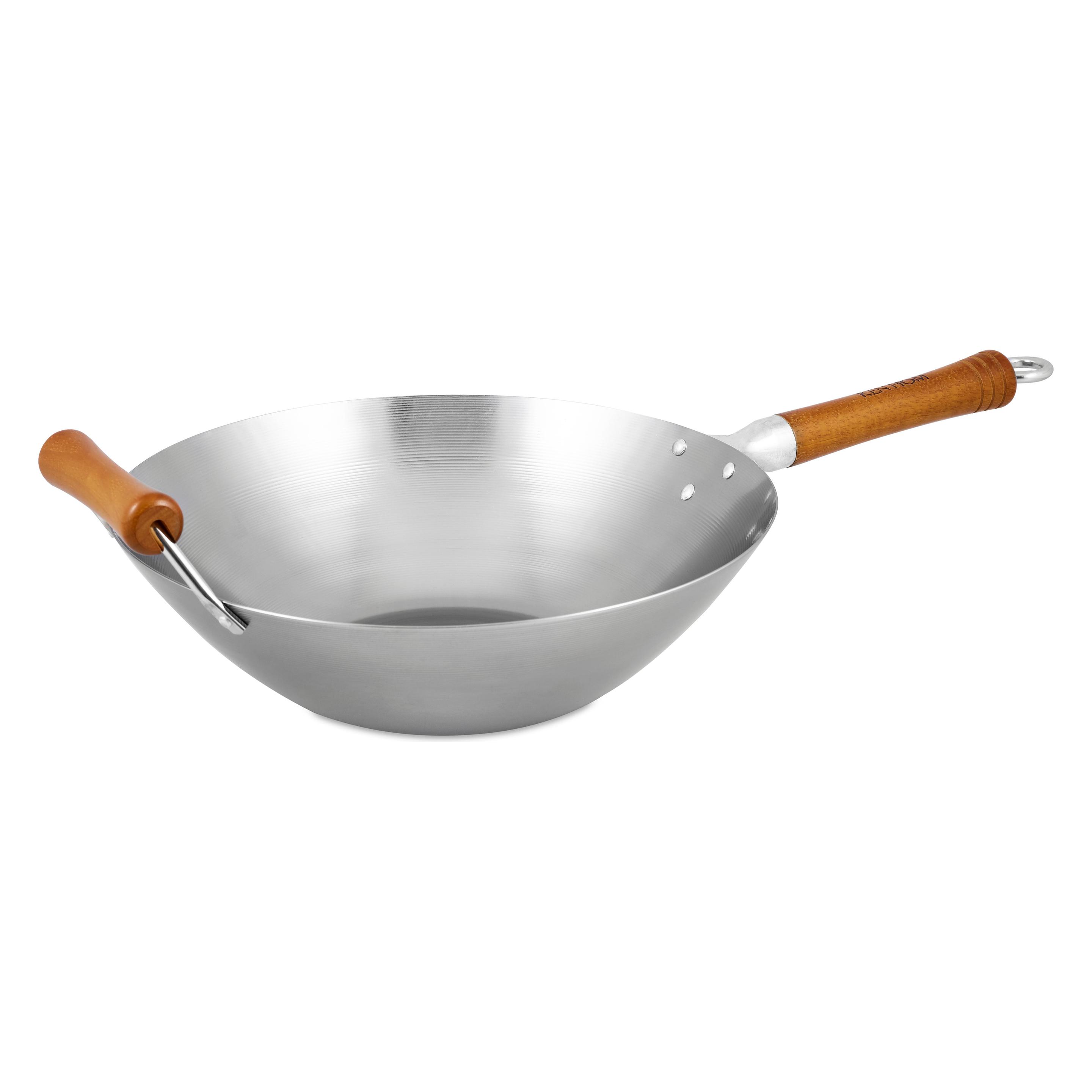Ken Hom Excellence Wok (Wok Pfanne, Carbonstahl, 32 x 33 cm) (KH432003)