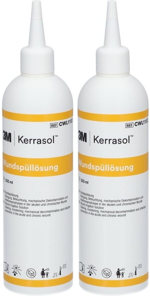 Kerrasol Wundspüllösung 2x 2x250 ml Spüllösung