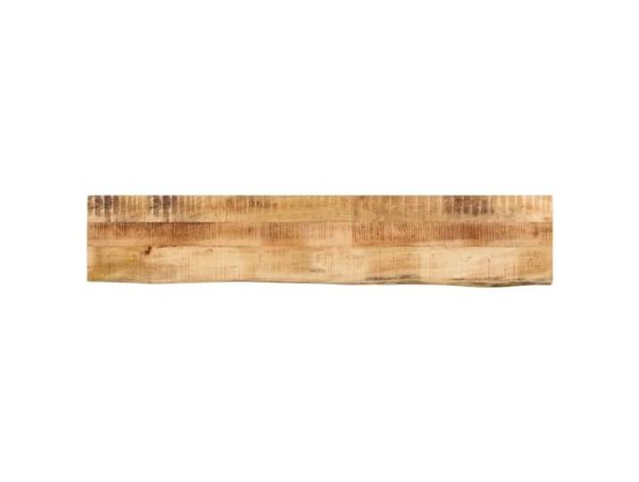 Tischplatte 160x20x3,8 cm Baumkante Massivholz Mangoholz Raues Mangoholz,rustikale Naturkante,Ersatz für Tisch,glatte Oberfläche,feuchtes Tuch